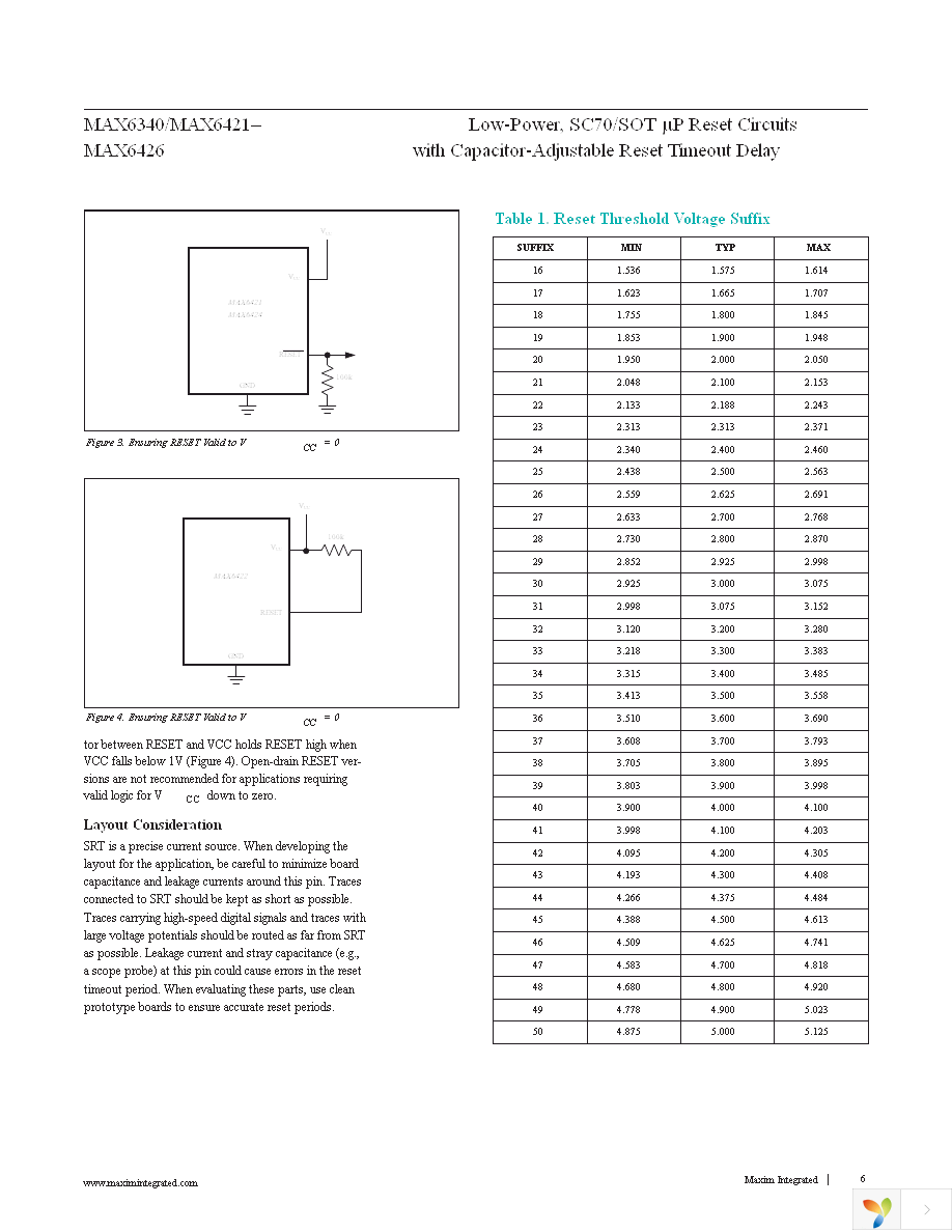 MAX6425UK22+T Page 6