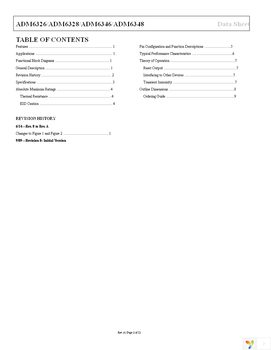 ADM6328-28ARTZ-R7 Page 2