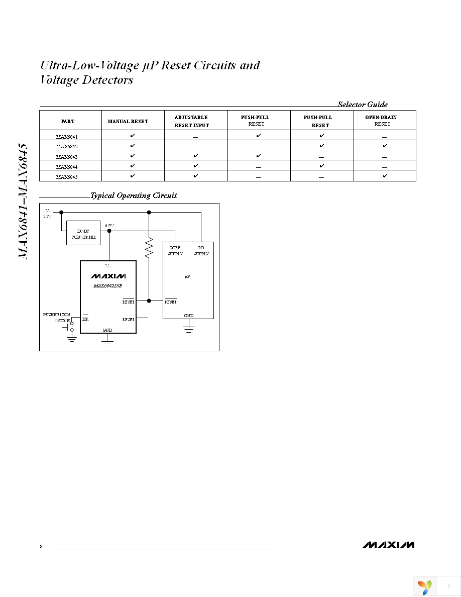 MAX6845UKD3+T Page 8