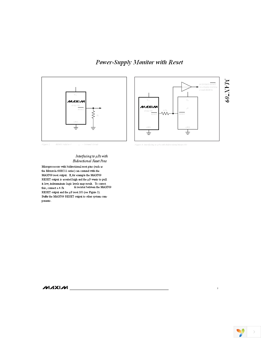 MAX709LCSA+ Page 5