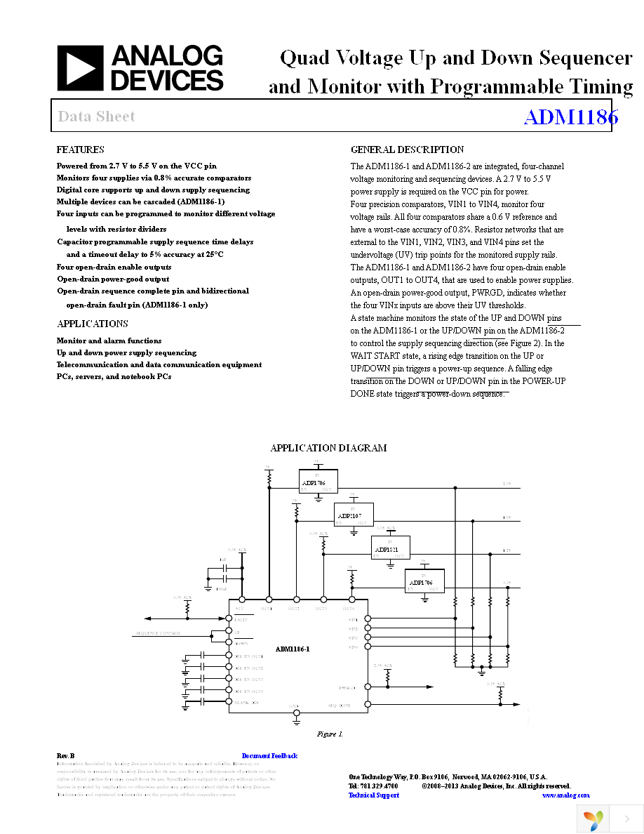 ADM1186-2ARQZ Page 1