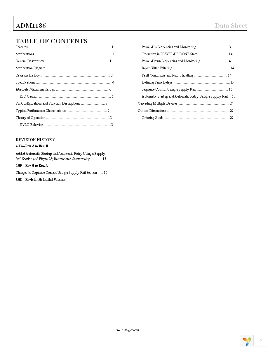 ADM1186-2ARQZ Page 2