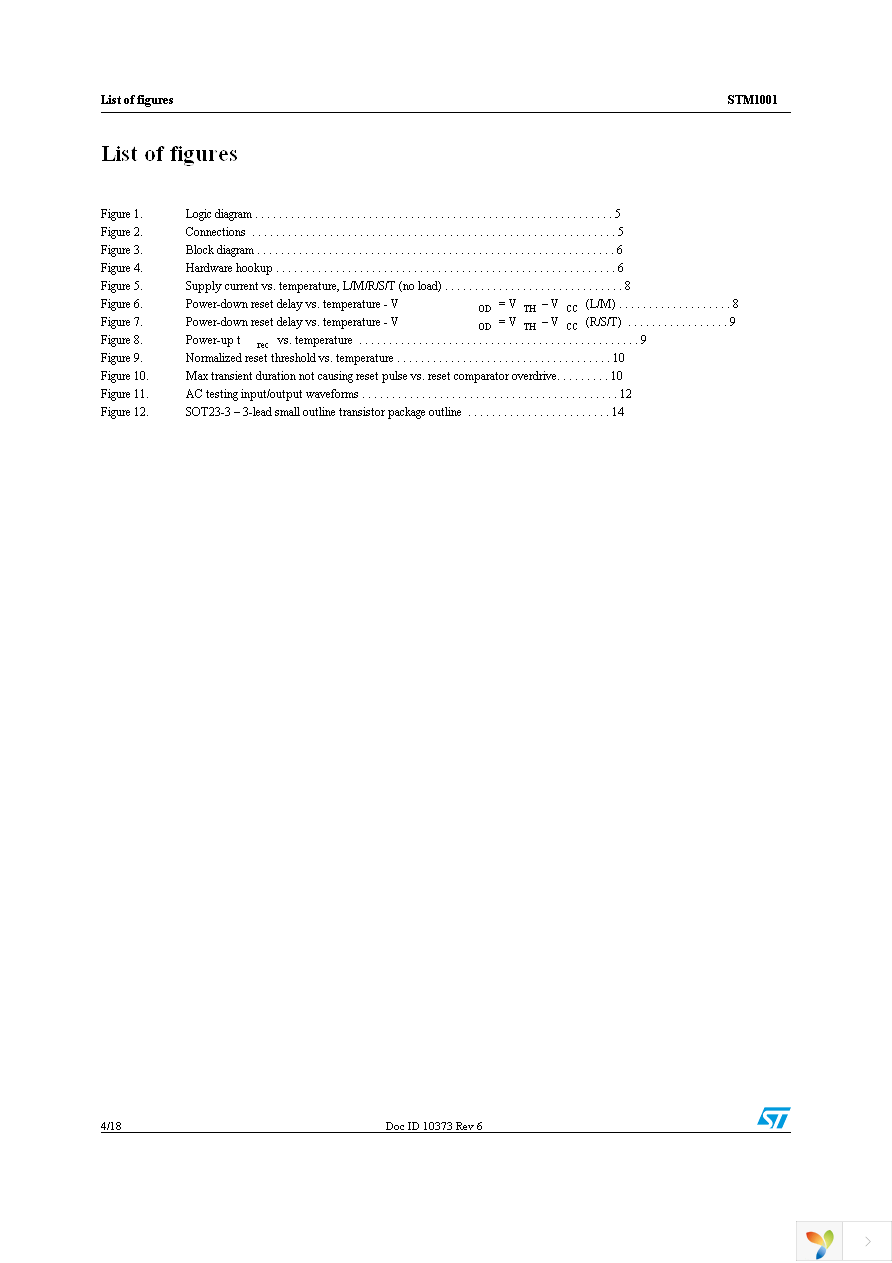 STM1001SWX6F Page 4