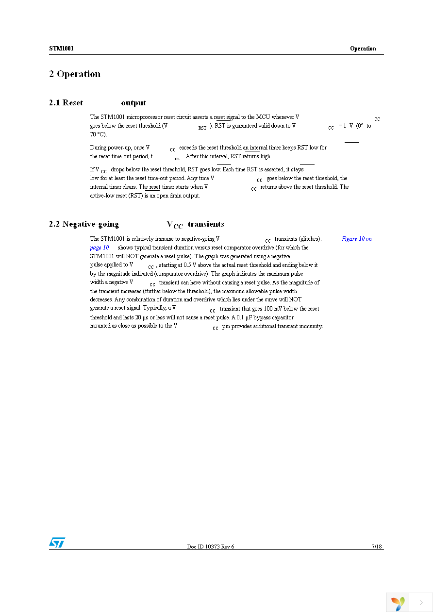 STM1001SWX6F Page 7