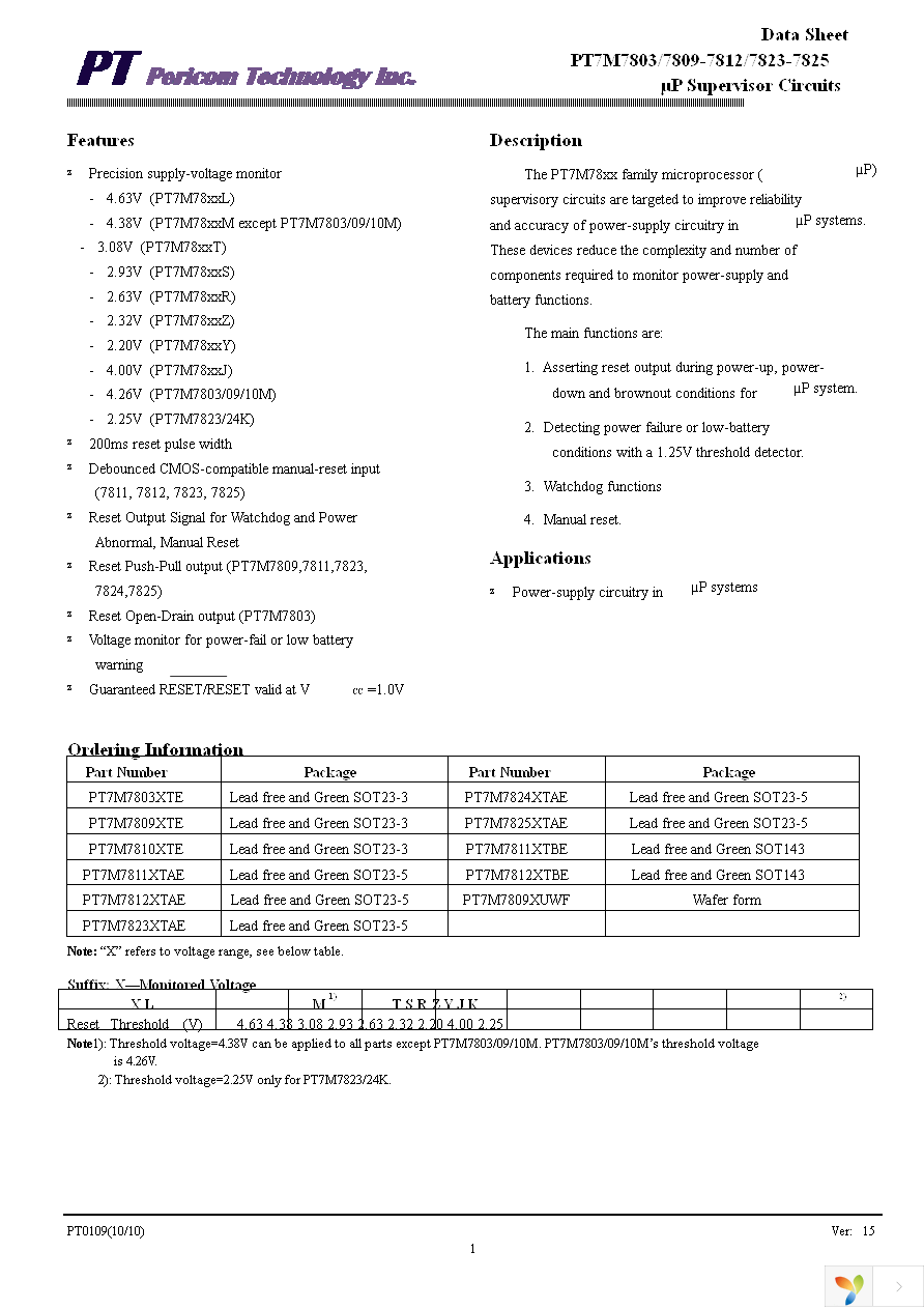 PT7M7811STBEX Page 1