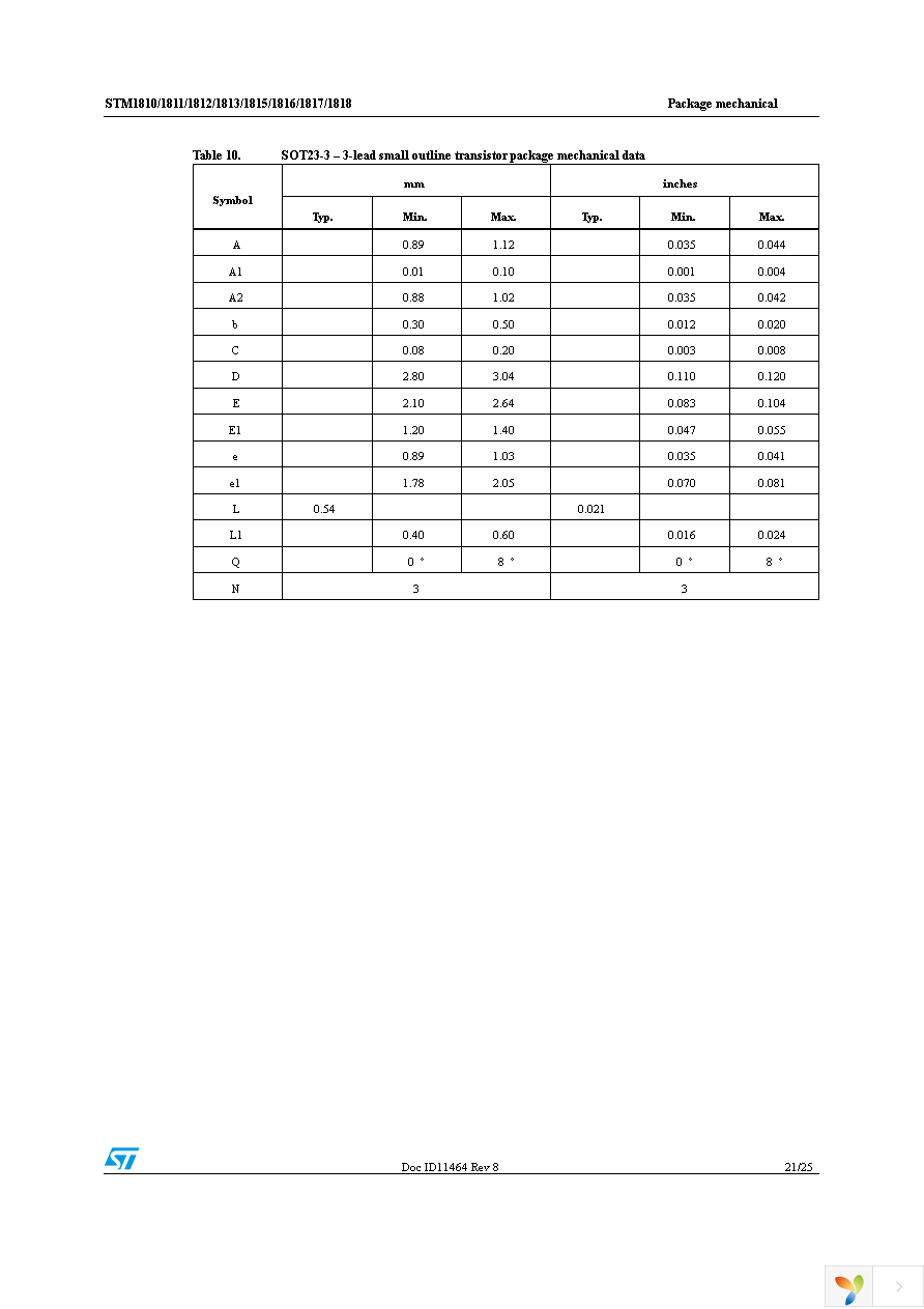 STM1816RWX7F Page 21