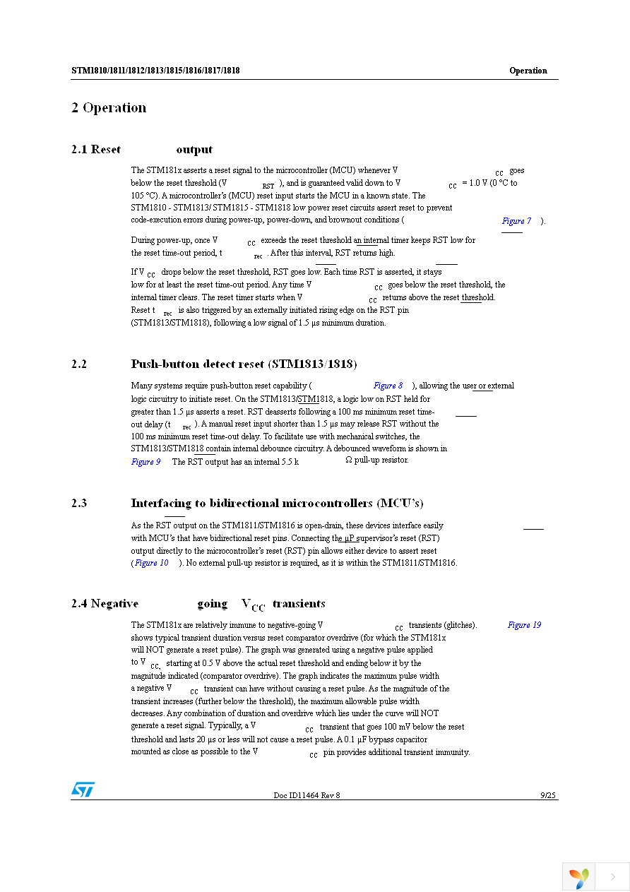 STM1816RWX7F Page 9