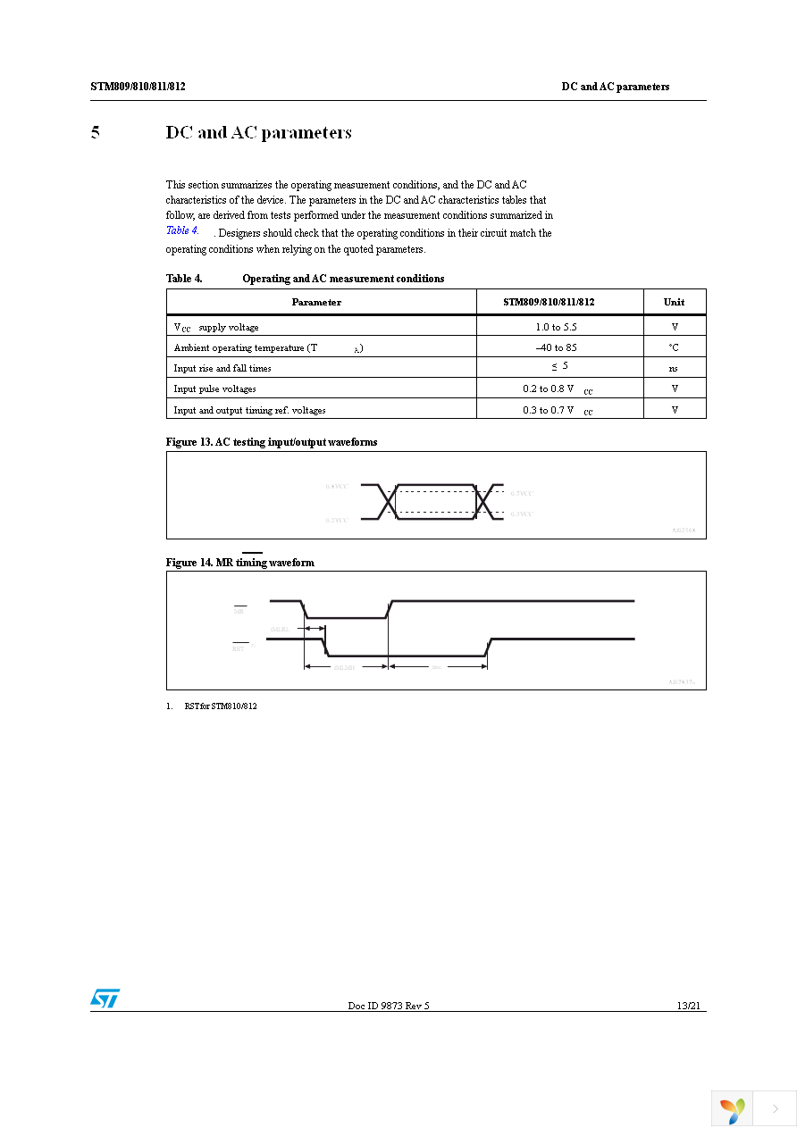 STM811SW16F Page 13