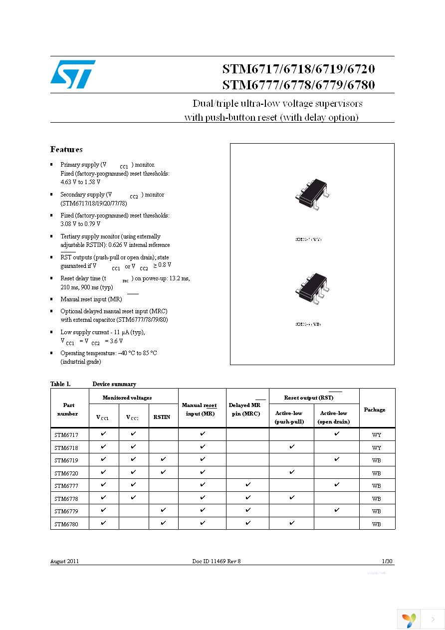 STM6719TGWB6F Page 1