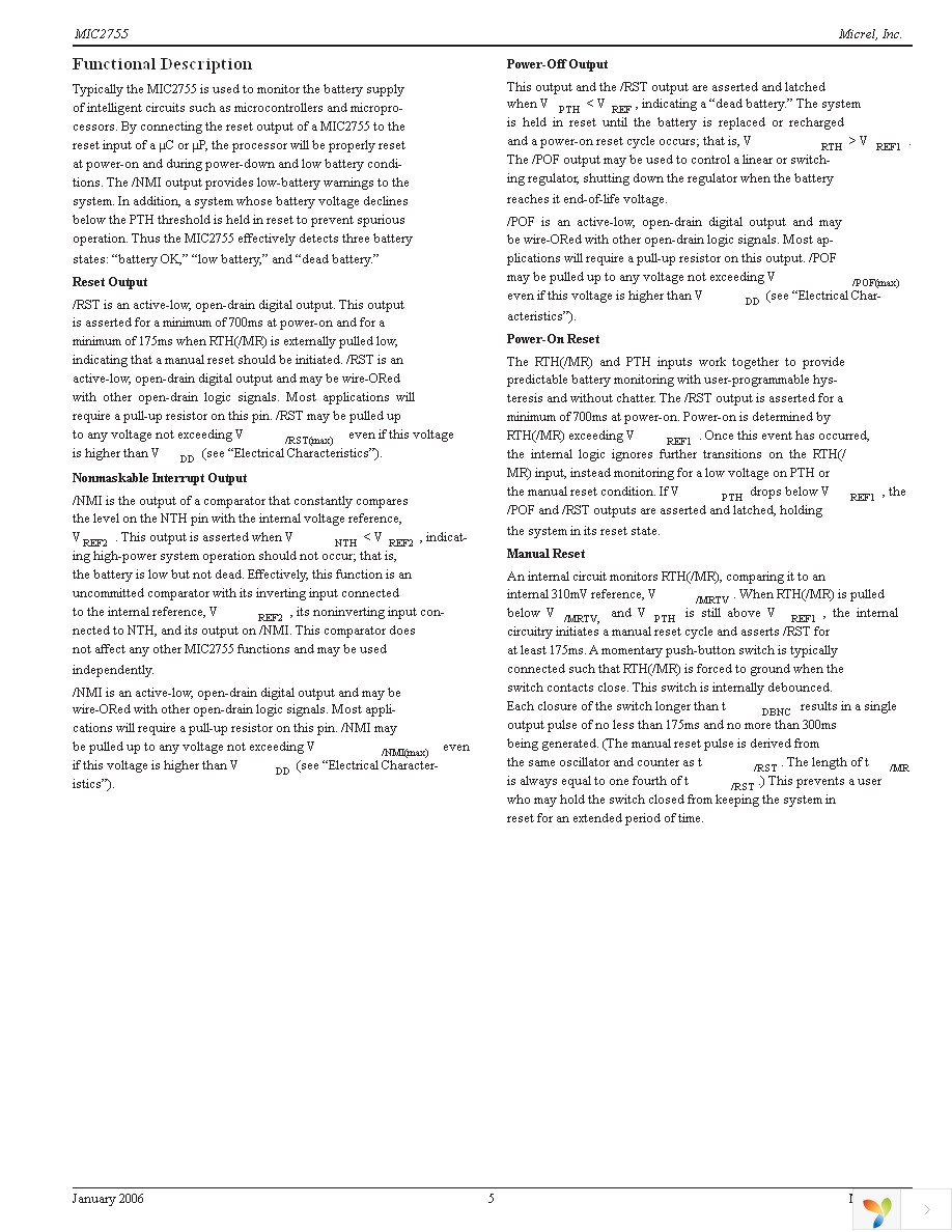 MIC2755YMM Page 5