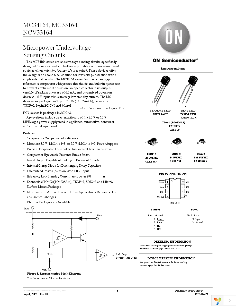 MC33164D-3R2G Page 1