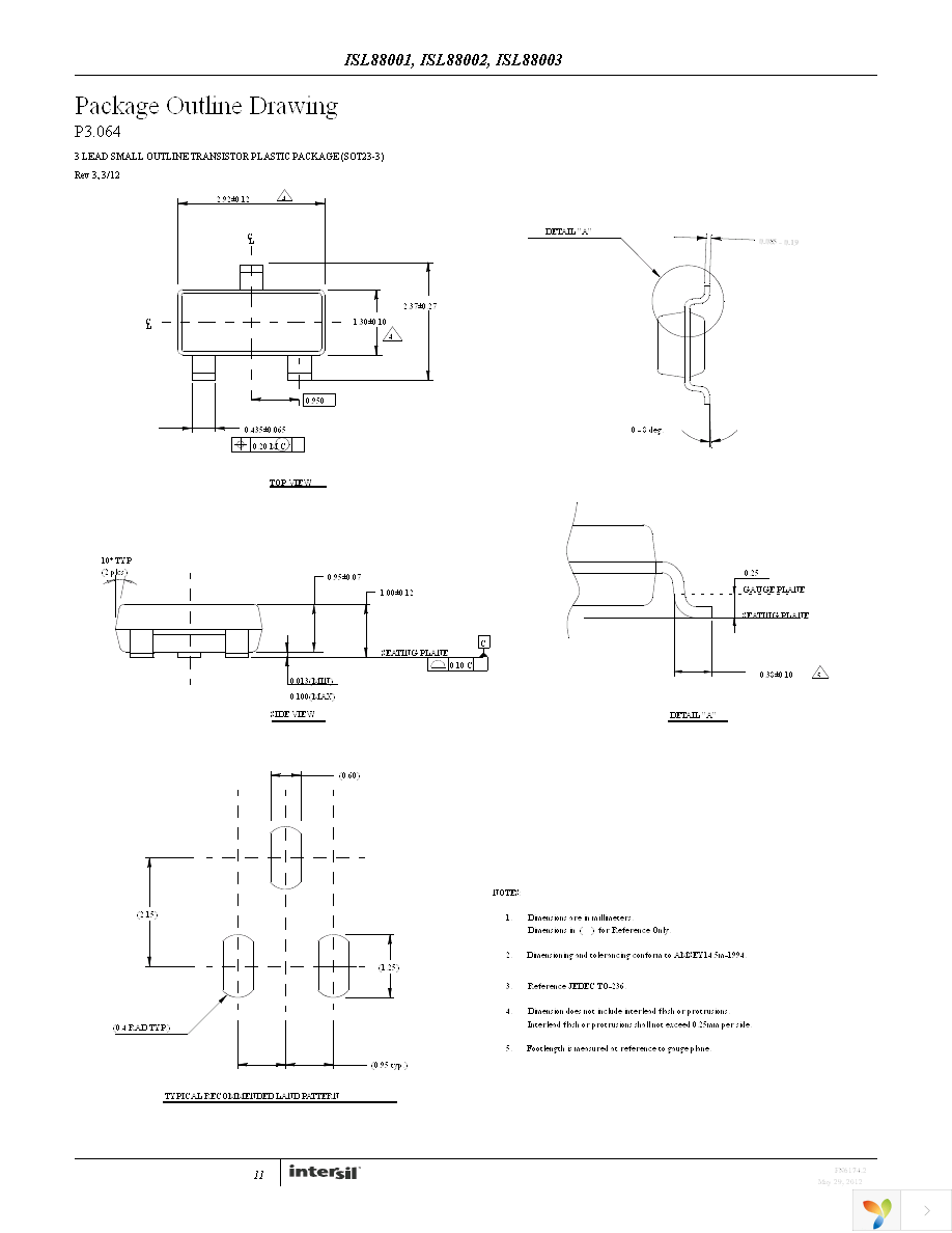 ISL88002IH29Z-TK Page 11