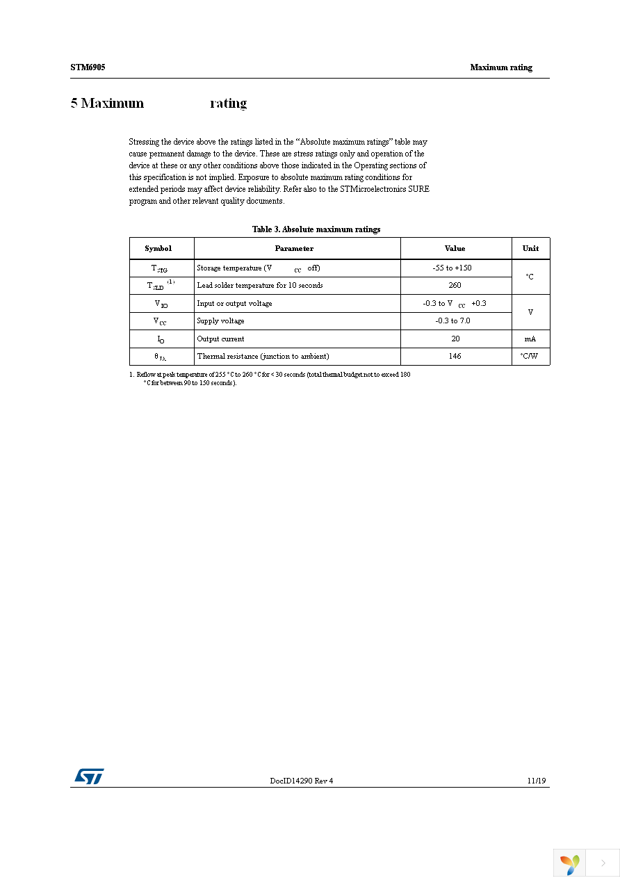 STM6905PWEDS6F Page 11