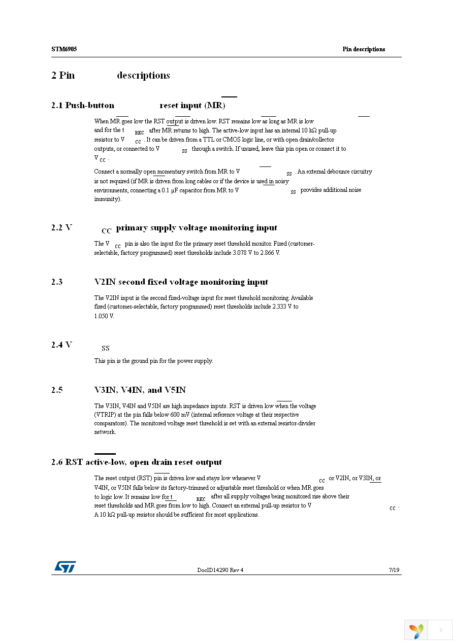 STM6905PWEDS6F Page 7