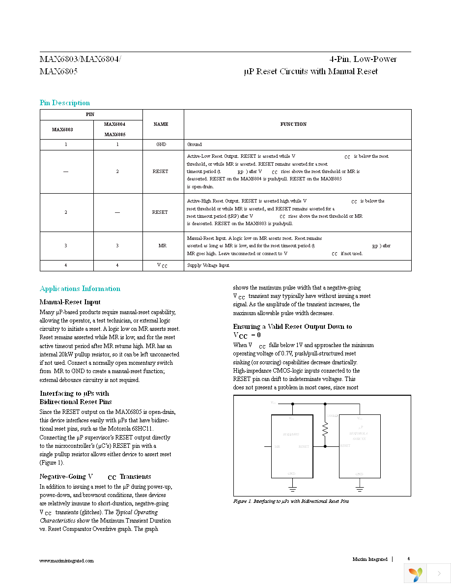 MAX6804US26D3+T Page 4