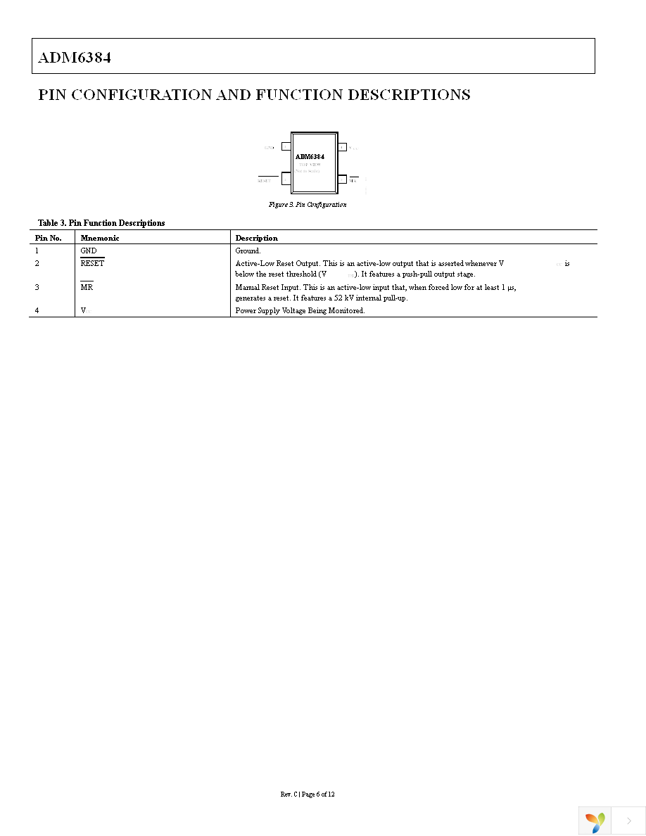 ADM6384YKS29D3Z-R7 Page 6