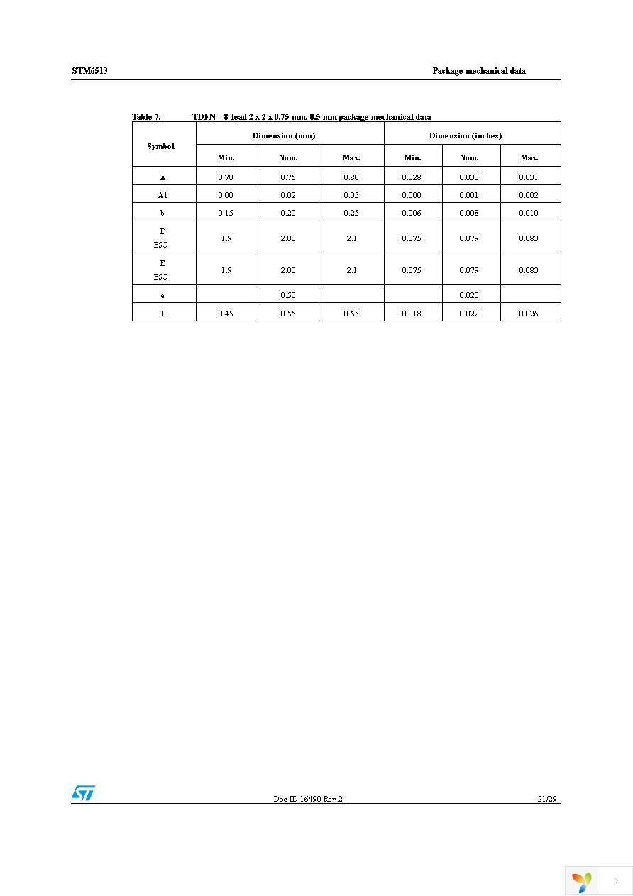 STM6513REIEDG6F Page 21