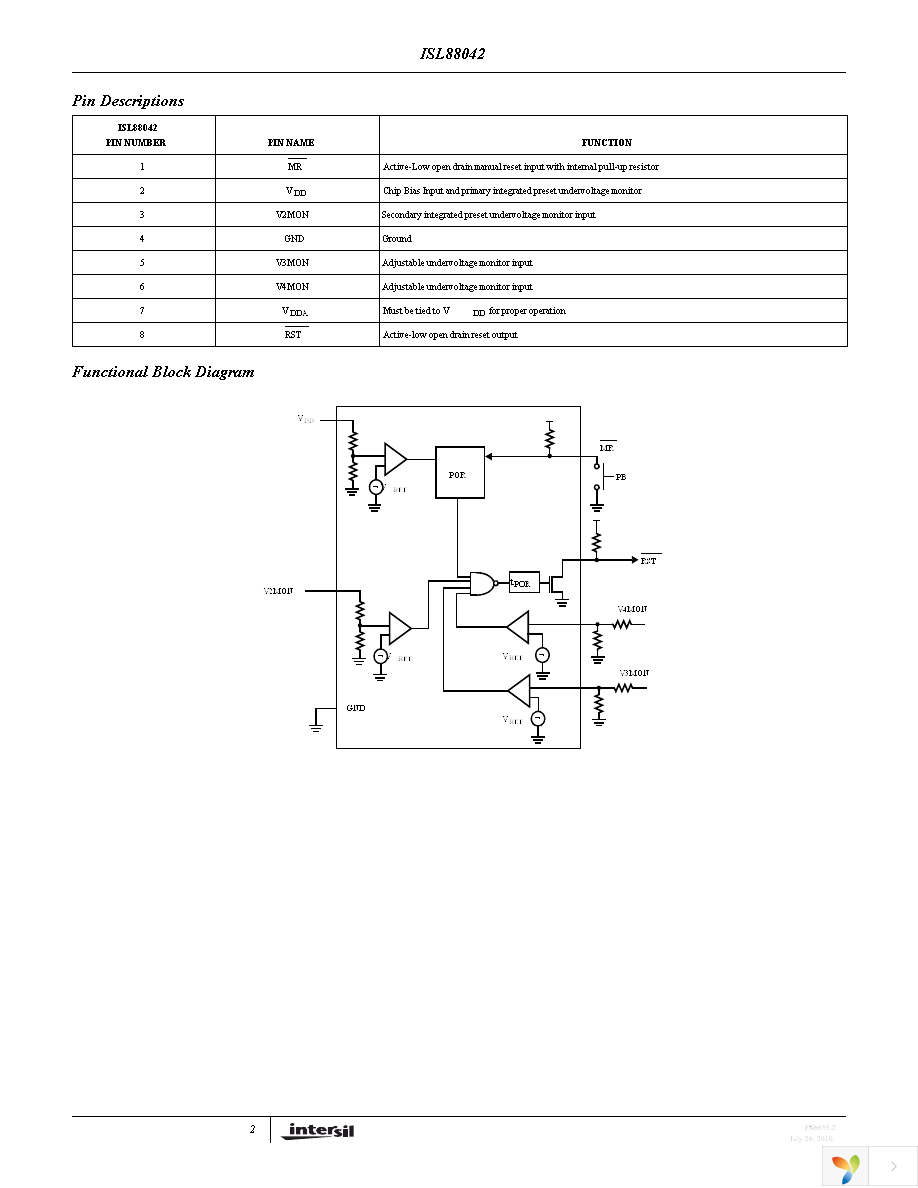 ISL88042IRTEEZ-TK Page 2