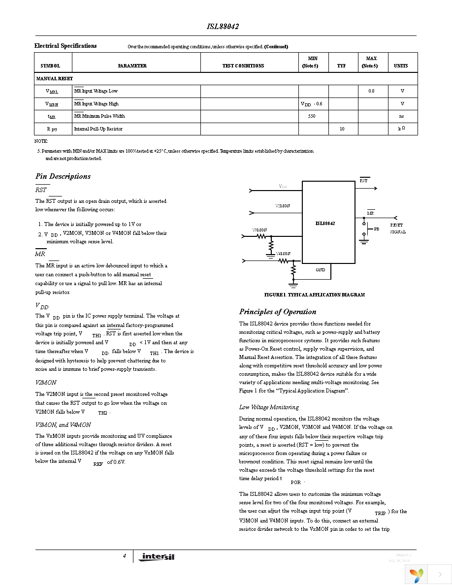 ISL88042IRTEEZ-TK Page 4