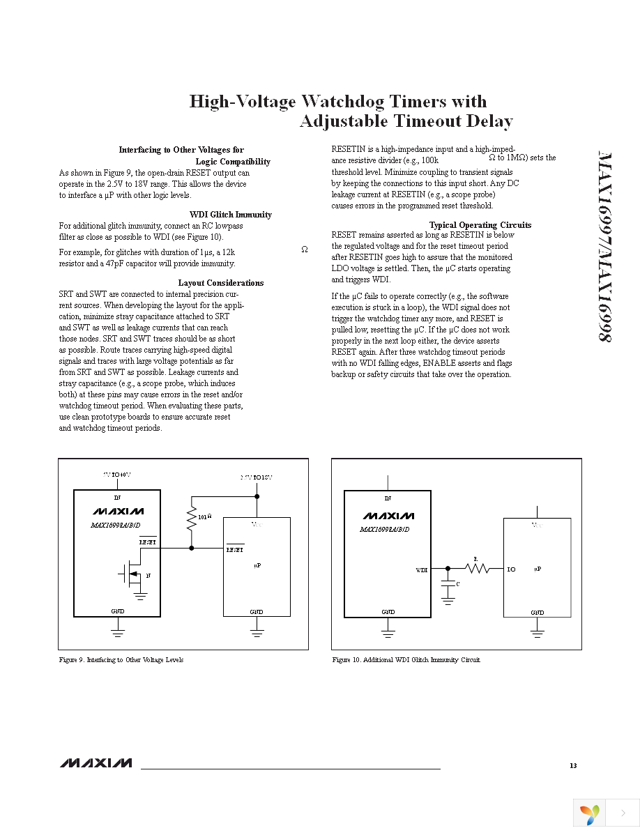 MAX16998AAUA+ Page 13