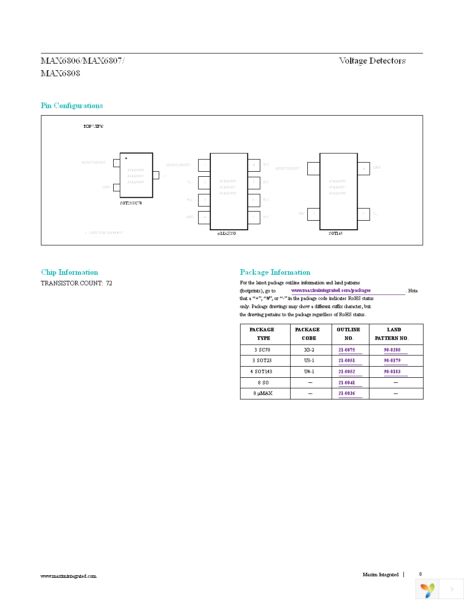 MAX6808UR46+T Page 8