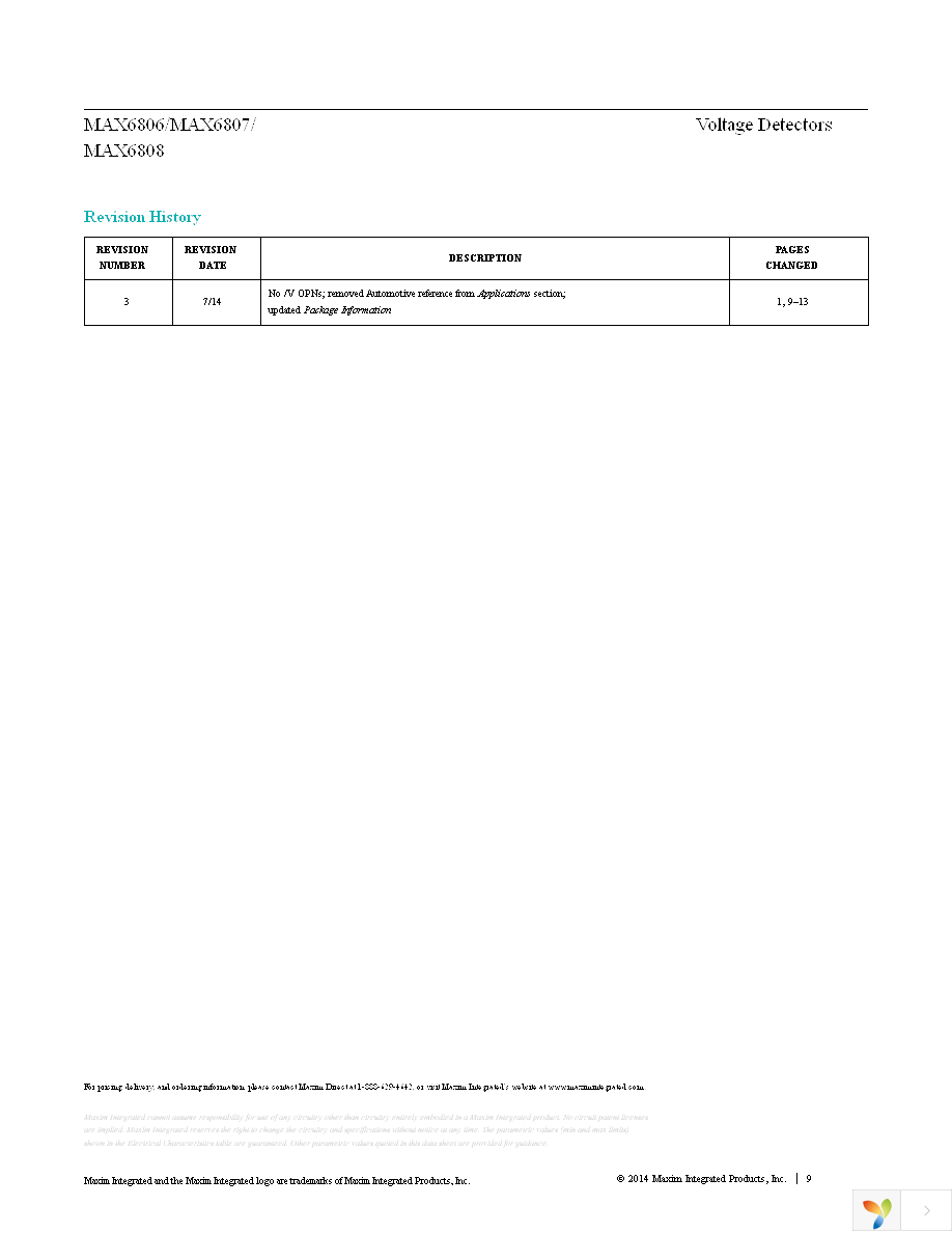 MAX6808UR46+T Page 9