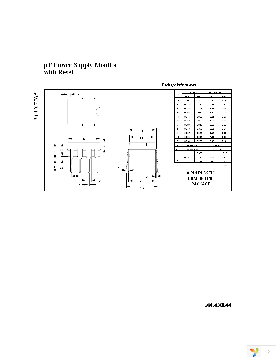 MAX7705ESA+ Page 6