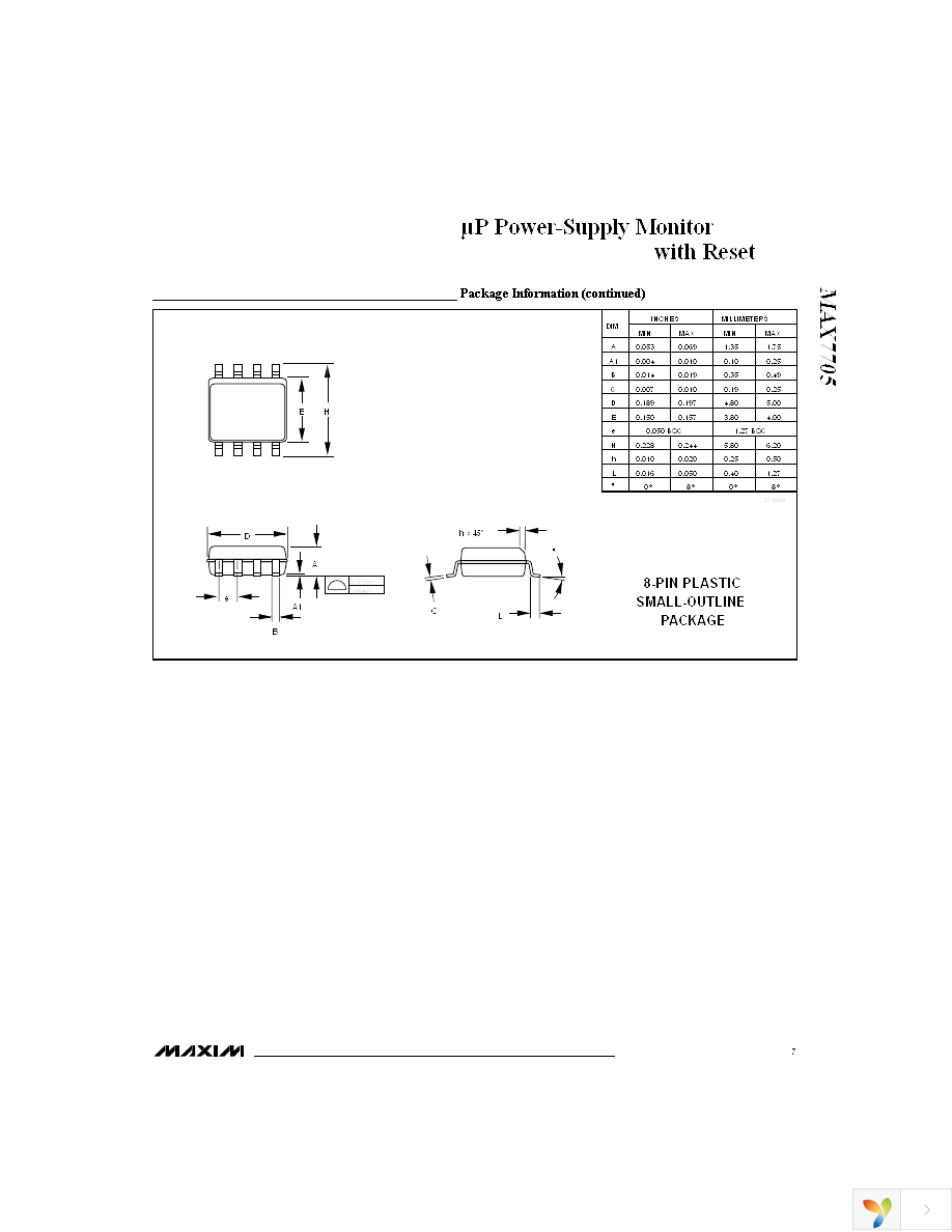 MAX7705ESA+ Page 7