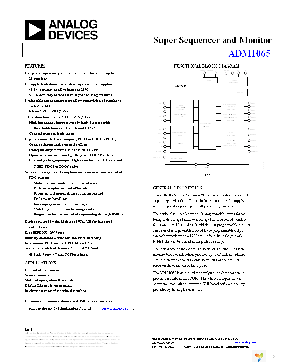 ADM1065ASUZ Page 1