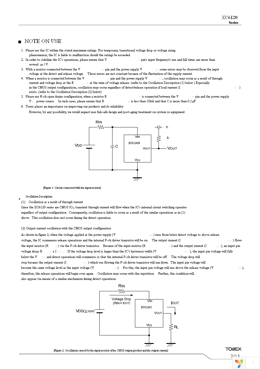 XC6120C102HR-G Page 7