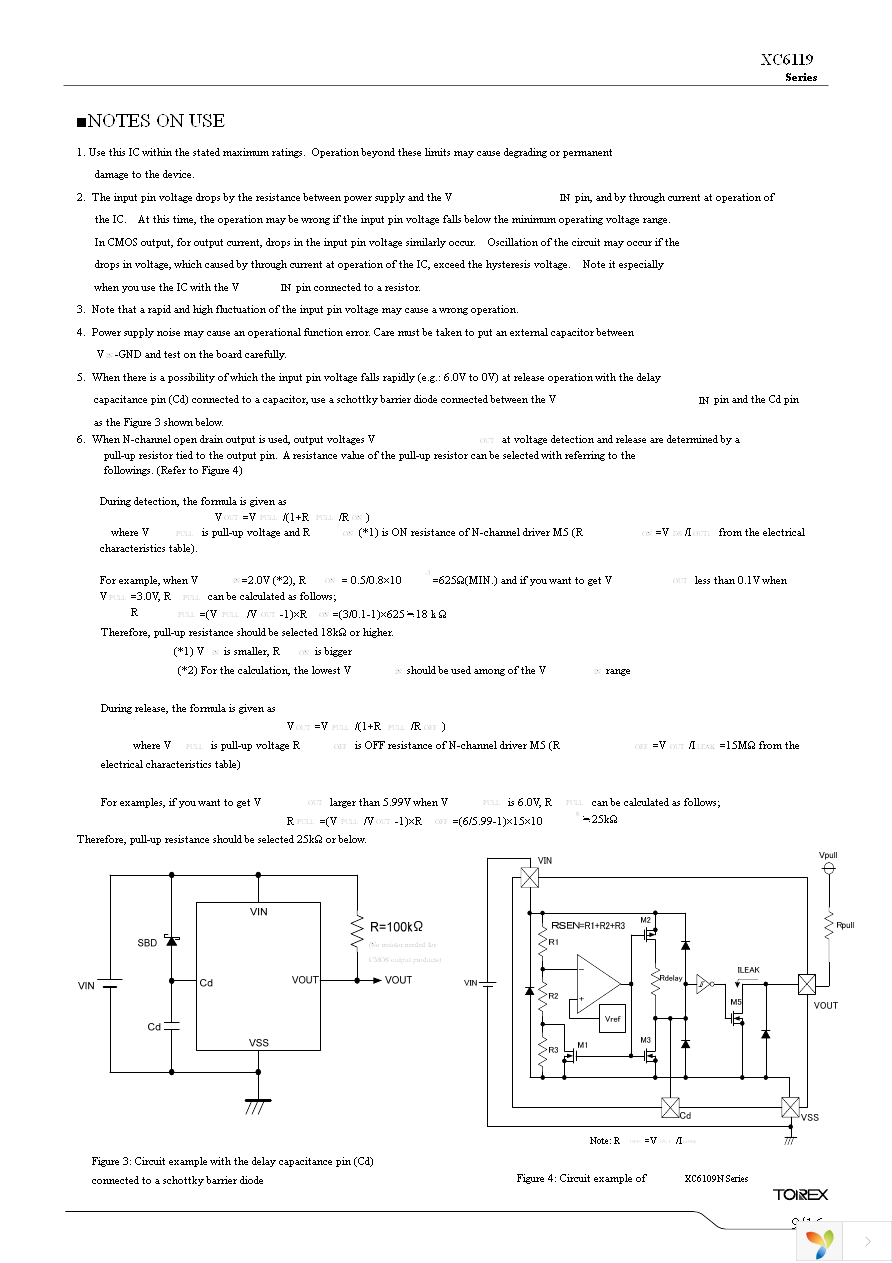 XC6119C25A7R-G Page 9