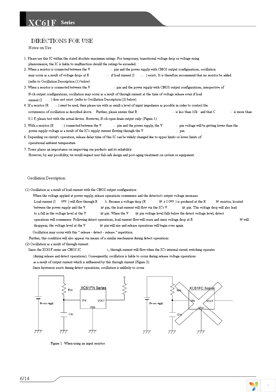 XC61FN6012MR-G Page 6