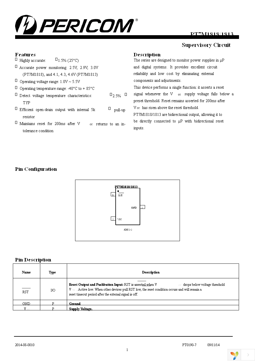 PT7M1818-5TEX Page 1