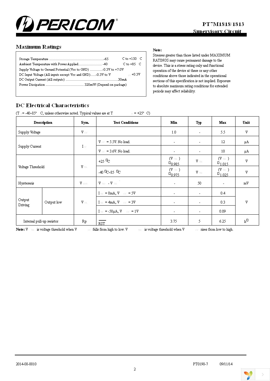 PT7M1818-5TEX Page 2