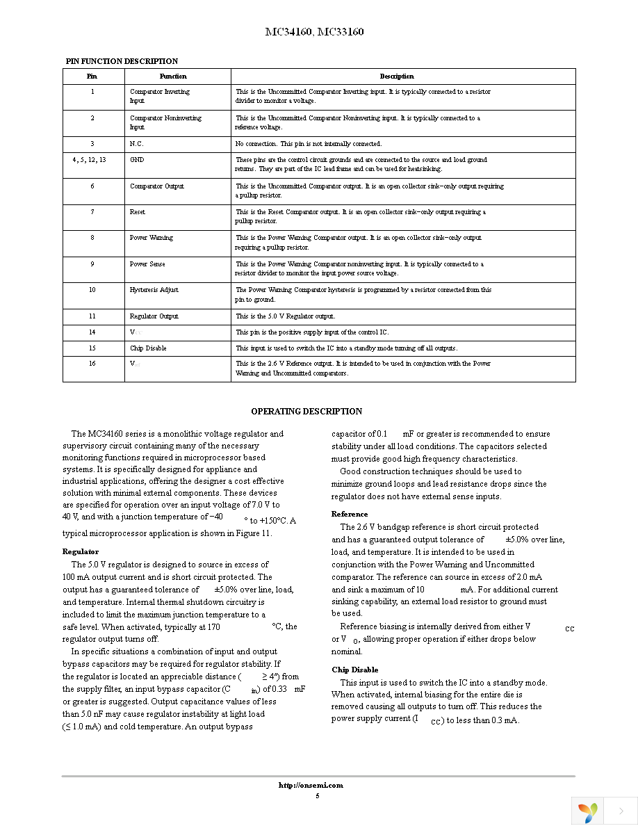 MC34160DWR2G Page 5