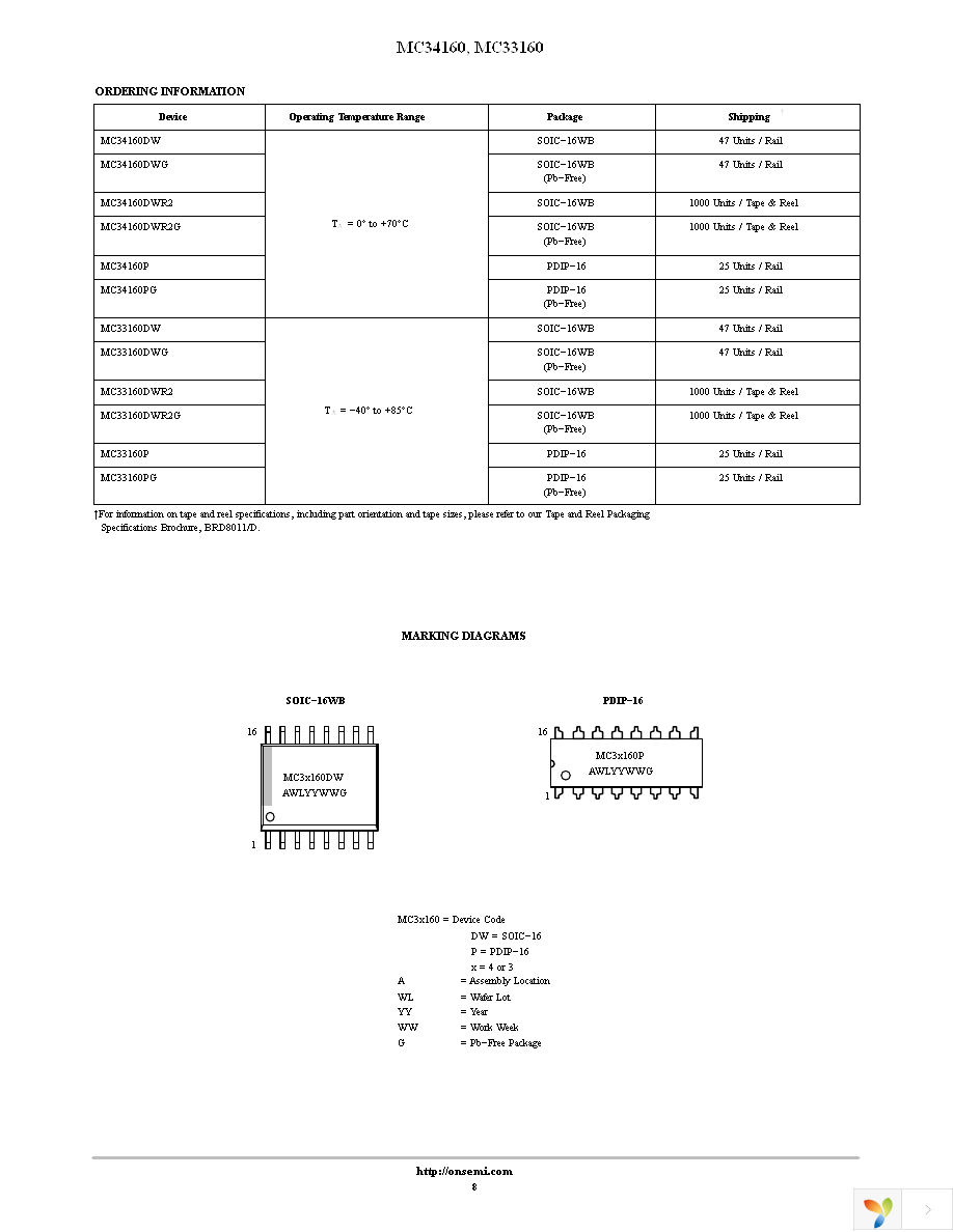 MC34160DWR2G Page 8