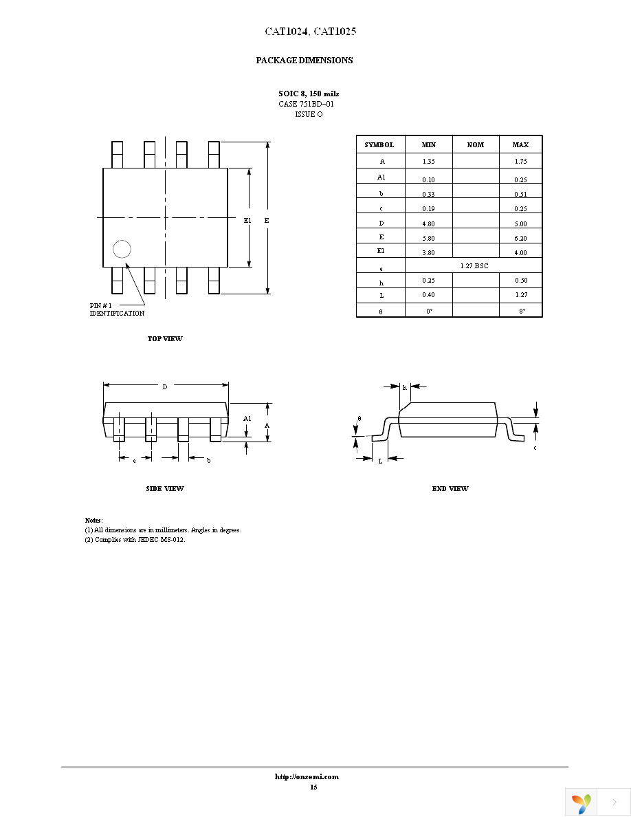 CAT1024LI-25-G Page 15