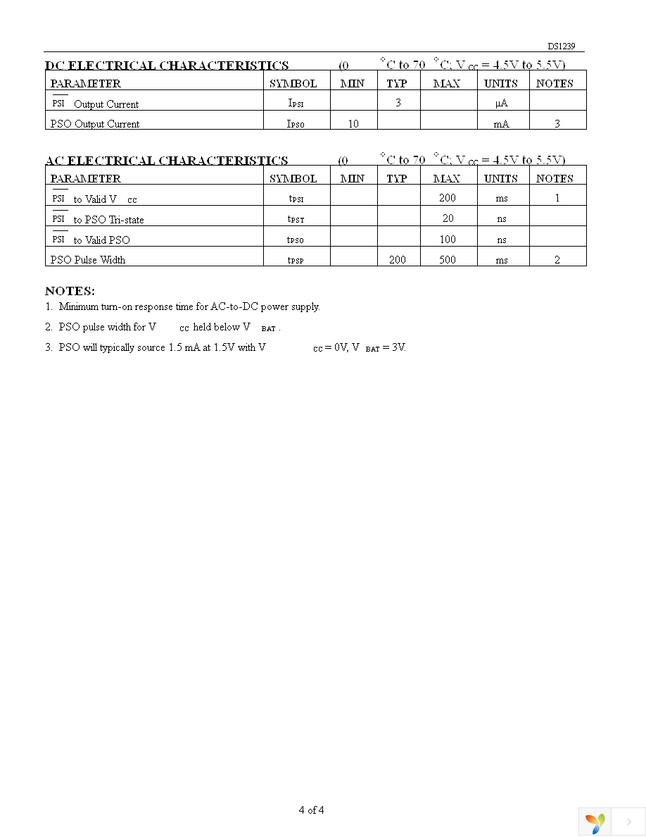 DS1239S-5 Page 4