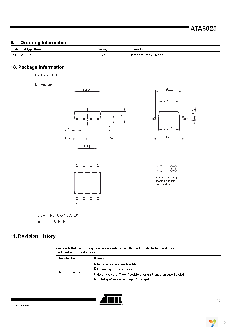 ATA6025-TAQ Page 13