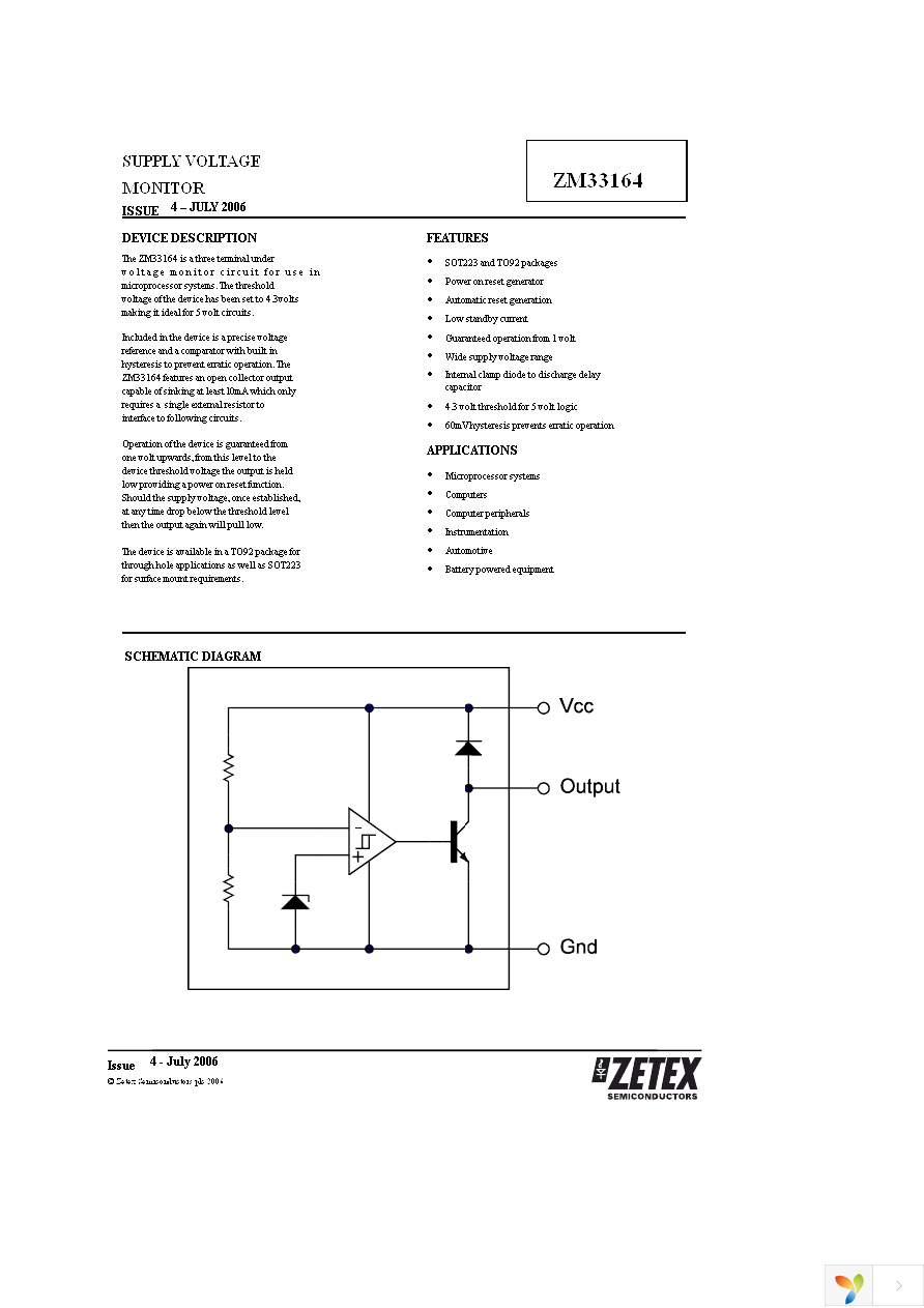 ZM33164CL Page 1