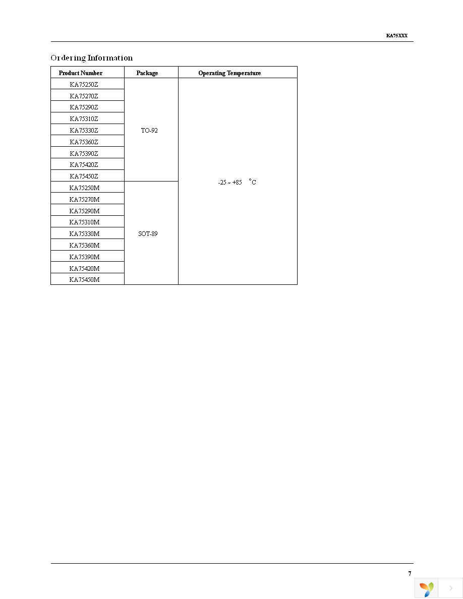 KA75420ZBU Page 7