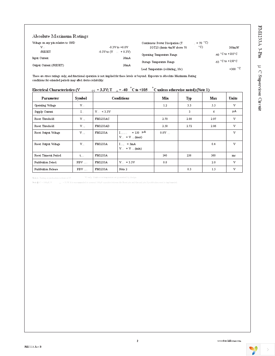 FM1233ACS3X Page 2