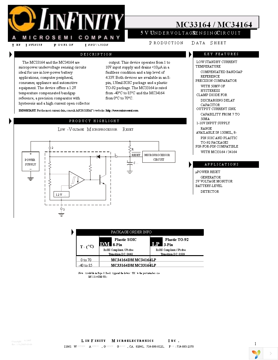 MC34164LP Page 1