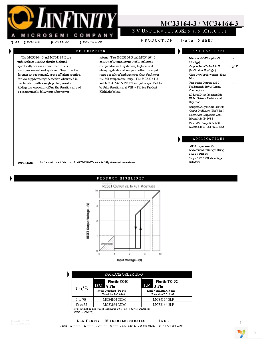 MC33164-3DM Page 1