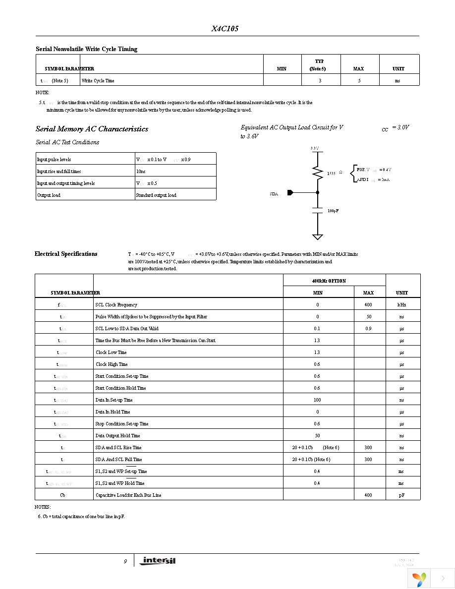 X4C105V20 Page 9