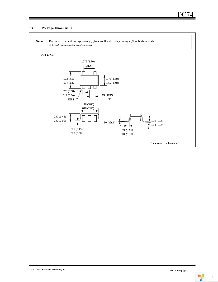 TC74A0-3.3VCTTR Page 11