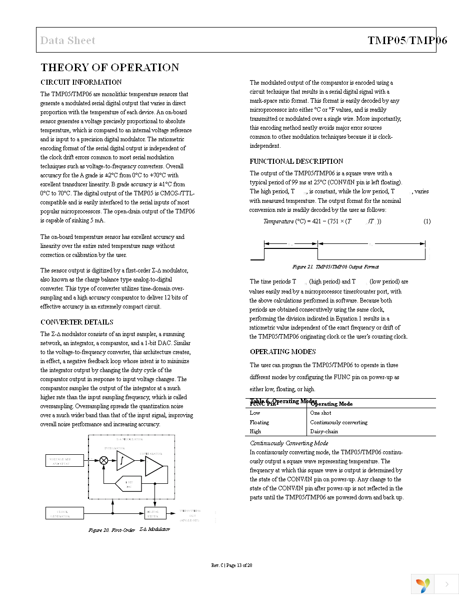 TMP05AKSZ-500RL7 Page 13