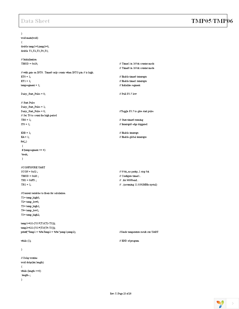 TMP05AKSZ-500RL7 Page 23