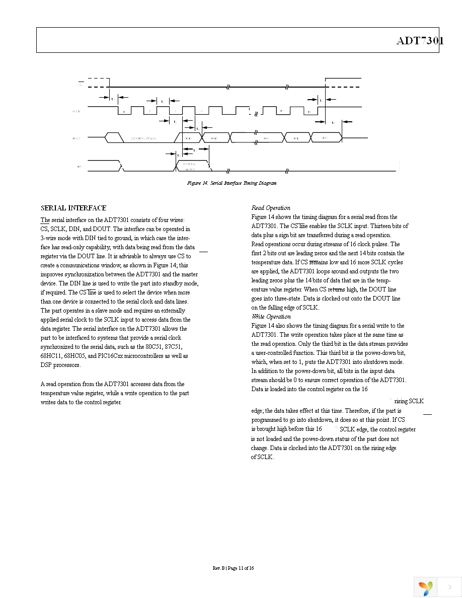 ADT7301ARTZ-REEL7 Page 11