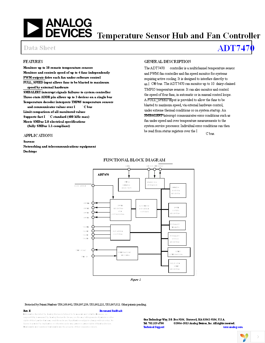 ADT7470ARQZ-REEL7 Page 1